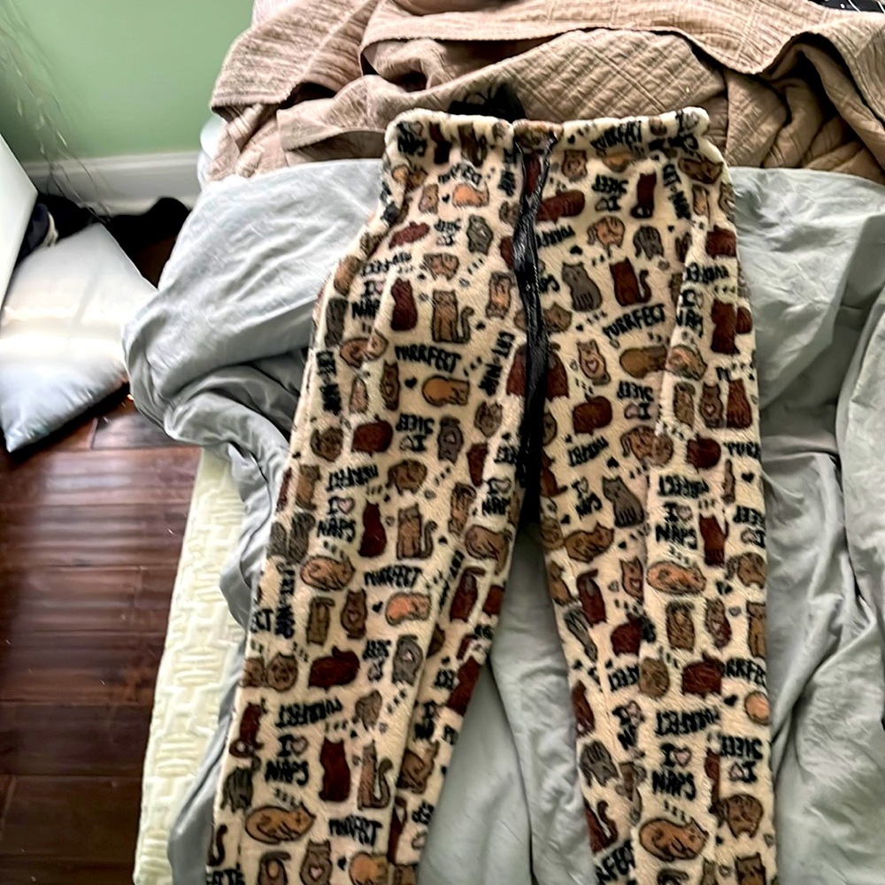 Cute Cat Pajamas Pants